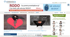 Desktop Screenshot of eporady24.pl