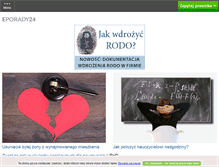 Tablet Screenshot of eporady24.pl
